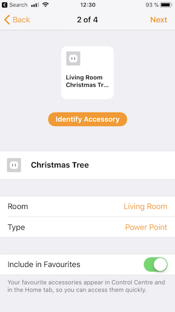 Homekit setup step 3