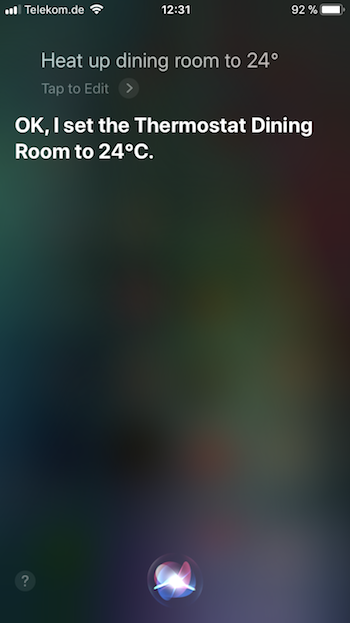 Siri step 1